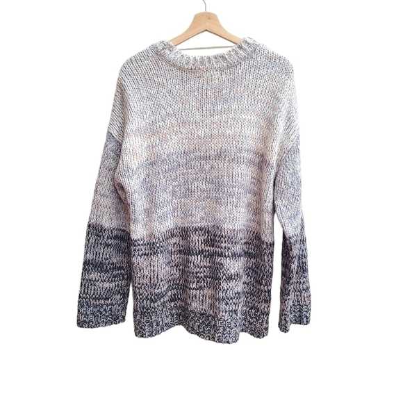 Cupio Knit Gradient Color Block, Sweater, Size Large - Picture 2 of 9